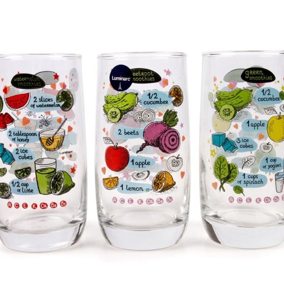 NWT Set of 3 French Luminarc Highball Glasses 12oz - Picture 1 of 2